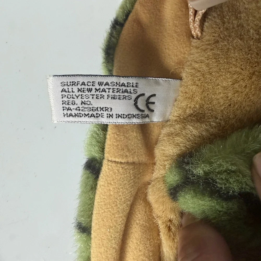 Aurora World Plush Sea Turtle Backpack Green Tan Shell Adjustable Straps 15in
